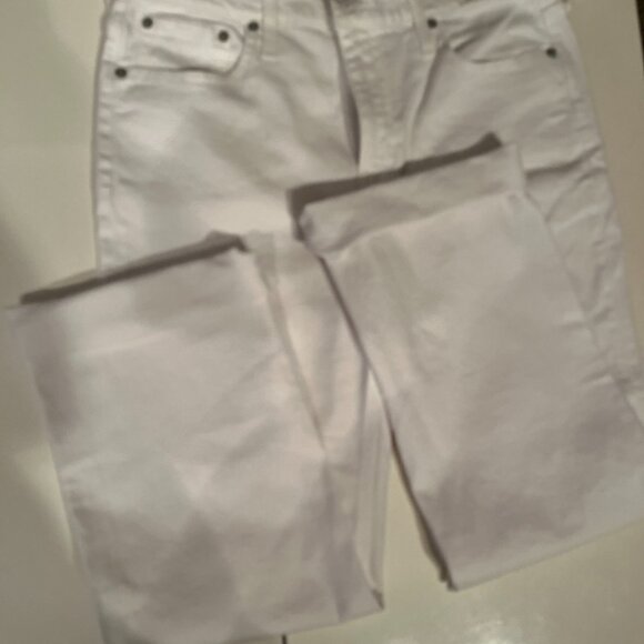 J.Crew Slim Demi Boot White Jeans – Size 29 (NWT, Retail $148) - Picture 3 of 16